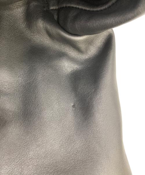 666（666）666 (666) レザーライダースジャケット ブラック サイズ:36の古着・服飾アイテム
