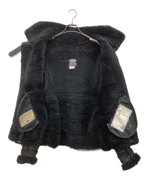 AVIREX（アヴィレックス）AVIREX (アヴィレックス) B-3 ムートンフライトジャケット ブラウン サイズ:34の古着・服飾アイテム