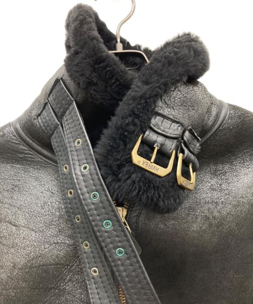 AVIREX（アヴィレックス）AVIREX (アヴィレックス) B-3 ムートンフライトジャケット ブラウン サイズ:34の古着・服飾アイテム