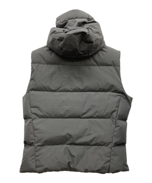 POLO RALPH LAUREN（ポロ・ラルフローレン）POLO RALPH LAUREN (ポロ・ラルフローレン) フード付きダウンベスト グレー サイズ:Lの古着・服飾アイテム