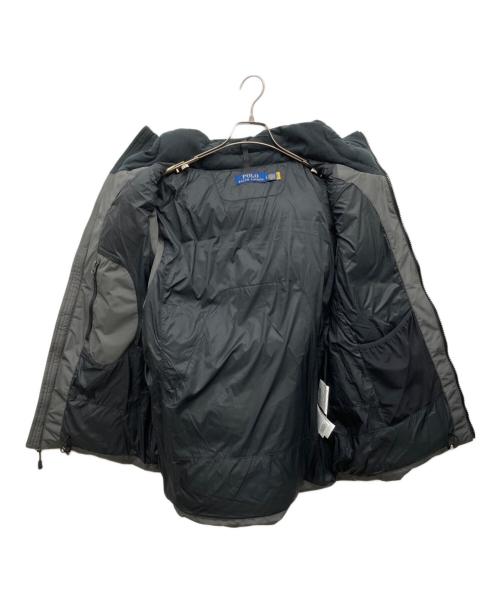 POLO RALPH LAUREN（ポロ・ラルフローレン）POLO RALPH LAUREN (ポロ・ラルフローレン) フード付きダウンベスト グレー サイズ:Lの古着・服飾アイテム