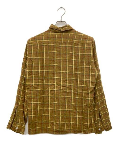 ARROW（アロー）ARROW (アロー) 60s-70s レーヨンチェックシャツ グリーン サイズ:15-M-15 1/2の古着・服飾アイテム