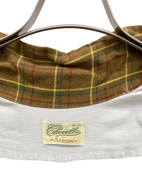 ARROW（アロー）ARROW (アロー) 60s-70s レーヨンチェックシャツ グリーン サイズ:15-M-15 1/2の古着・服飾アイテム