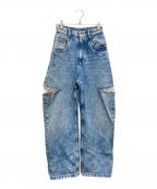 Maison Margielaメゾンマルジェラ）の古着「CUTOUT DENIM TROUSERS」｜インディゴ