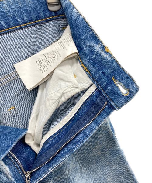 Maison Margiela（メゾンマルジェラ）Maison Margiela (メゾンマルジェラ) CUTOUT DENIM TROUSERS インディゴ サイズ:36の古着・服飾アイテム