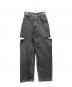 Maison Margiela（メゾンマルジェラ）の古着「SLASH DETAIL CUT OUT JEANS DENIM」｜ブラック