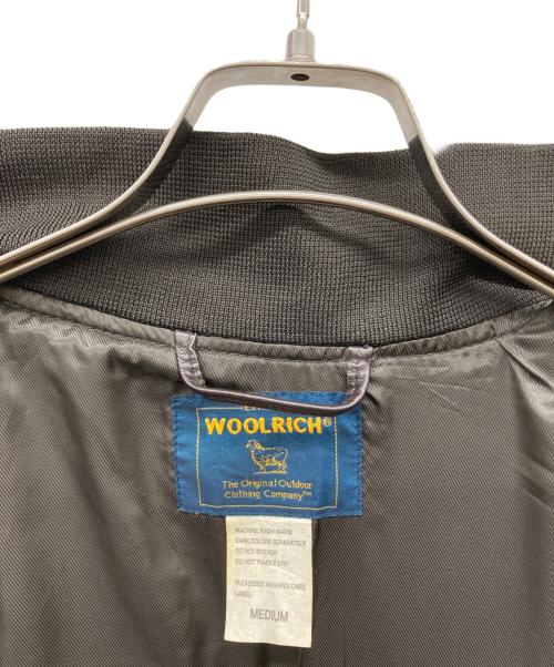 WOOLRICH（ウールリッチ）WOOLRICH (ウールリッチ) レザートラックジャケット ブラウン サイズ:M C88-96,T165-175の古着・服飾アイテム