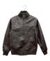 WOOLRICH（ウールリッチ）の古着「レザートラックジャケット」｜ブラウン