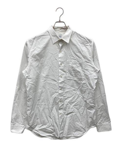 Berluti（ベルルッティ）Berluti (ベルルッティ) カリグラフィーポケットシャツ ホワイト サイズ:R41の古着・服飾アイテム