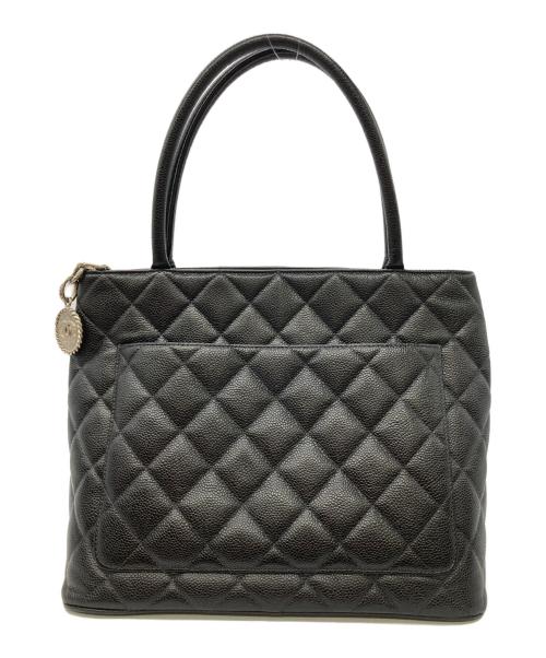 CHANEL（シャネル）CHANEL (シャネル) キャビアスキン復刻トート マトラッセ ブラックの古着・服飾アイテム