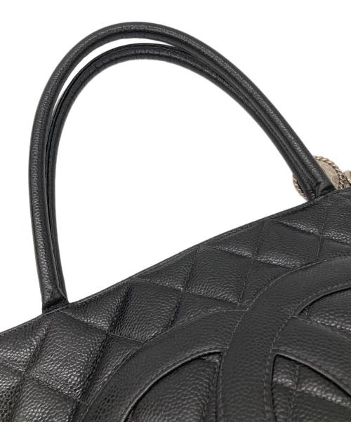 CHANEL（シャネル）CHANEL (シャネル) キャビアスキン復刻トート マトラッセ ブラックの古着・服飾アイテム