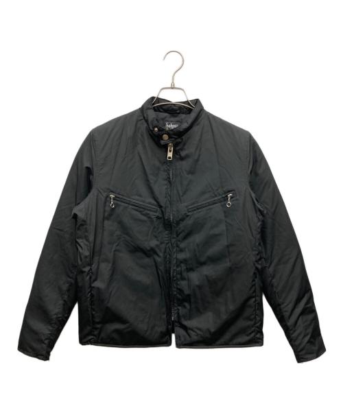 Schott（ショット）Schott (ショット) TAION (タイオン) SINGLE RIDERS DOWN JACKET ブラック サイズ:Mの古着・服飾アイテム