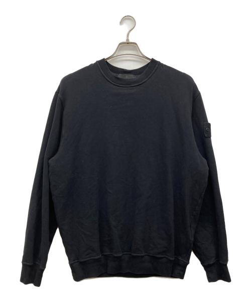 STONE ISLAND（ストーンアイランド）STONE ISLAND (ストーンアイランド) STRETCH COTTON FLEECE ブラック サイズ:Mの古着・服飾アイテム