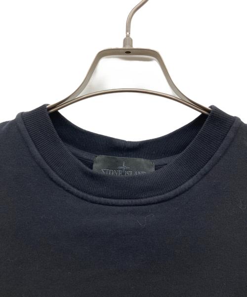 STONE ISLAND（ストーンアイランド）STONE ISLAND (ストーンアイランド) STRETCH COTTON FLEECE ブラック サイズ:Mの古着・服飾アイテム