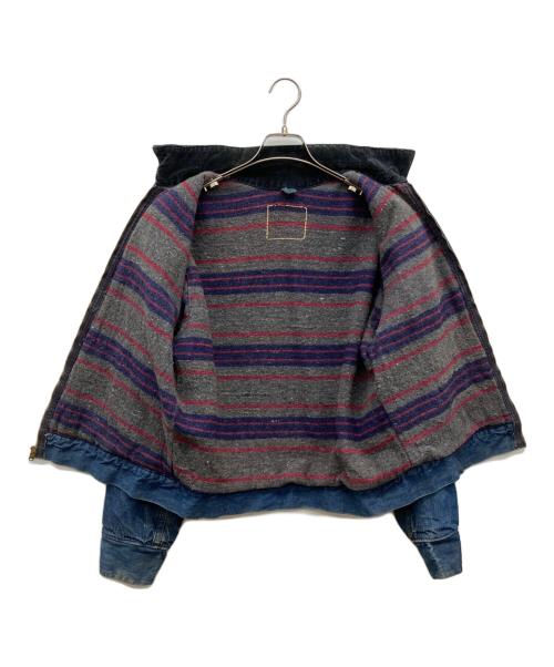 USED（ユーズド）USED (ユーズド) 裏ブランケットデニムワークジャケット インディゴ サイズ:不明の古着・服飾アイテム