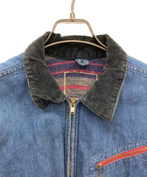 USED（ユーズド）USED (ユーズド) 裏ブランケットデニムワークジャケット インディゴ サイズ:不明の古着・服飾アイテム