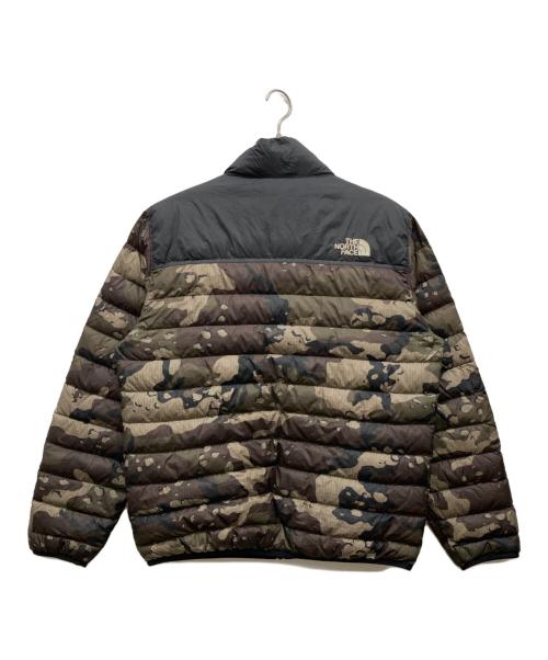 THE NORTH FACE（ザ ノース フェイス）THE NORTH FACE (ザ ノース フェイス) リバーシブルダウンジャケット オリーブ サイズ:XLの古着・服飾アイテム