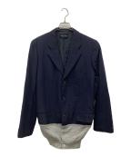 COMME des GARCONSコムデギャルソン）の古着「ドッキングテーラードジャケット シナジー期」｜ネイビー