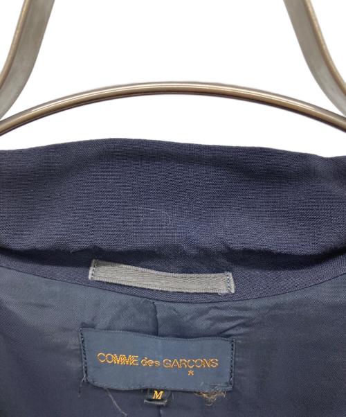 COMME des GARCONS（コムデギャルソン）COMME des GARCONS (コムデギャルソン) ドッキングテーラードジャケット シナジー期 ネイビー サイズ:Mの古着・服飾アイテム
