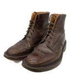 Tricker'sトリッカーズ）の古着「ウィングチップブーツ」｜ブラウン