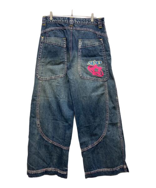 A.LAB（エーラブ）A.LAB (エーラブ) バギーデニムパンツ インディゴ サイズ:12の古着・服飾アイテム