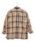 im ISSEY MIYAKE (アイエムイッセイミヤケ) コットンウールチェックシャツ ベージュ×グレー×レッド サイズ:L：28000円