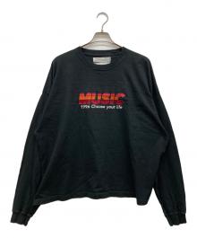 DAIRIKU（ダイリク）の古着「MUSIC Tee」｜ブラック