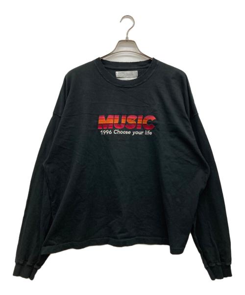 DAIRIKU（ダイリク）DAIRIKU (ダイリク) MUSIC Tee ブラック サイズ:Fの古着・服飾アイテム