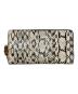 GUCCI (グッチ) ラウンドファスナーウォレット ホワイト：25000円