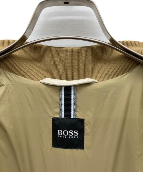 HUGO BOSS（ヒューゴ ボス）HUGO BOSS (ヒューゴ ボス) パンチングレザージャケット カーキ サイズ:46の古着・服飾アイテム