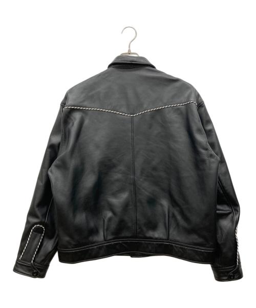 Schott（ショット）Schott (ショット) WESTERN LEATHER JACKET ブラック サイズ:Ｌの古着・服飾アイテム