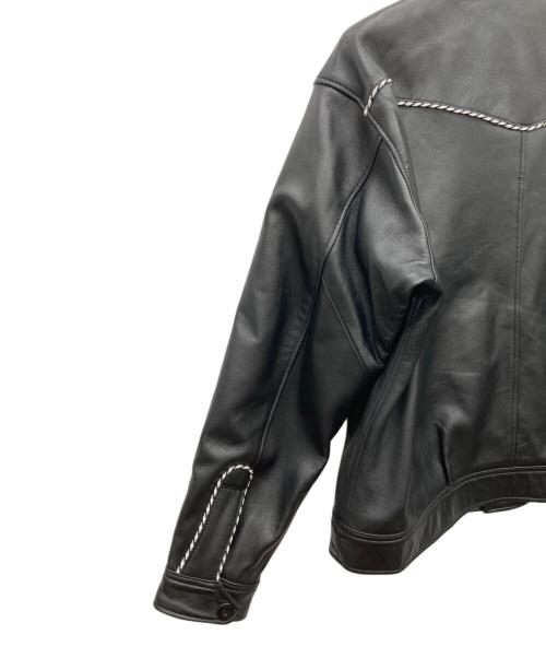 Schott（ショット）Schott (ショット) WESTERN LEATHER JACKET ブラック サイズ:Ｌの古着・服飾アイテム