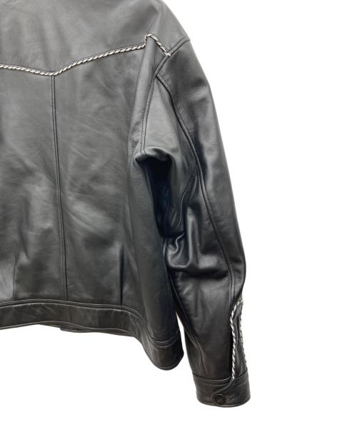 Schott（ショット）Schott (ショット) WESTERN LEATHER JACKET ブラック サイズ:Ｌの古着・服飾アイテム