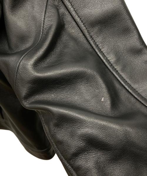 Schott（ショット）Schott (ショット) WESTERN LEATHER JACKET ブラック サイズ:Ｌの古着・服飾アイテム