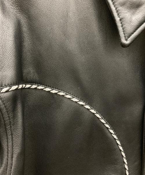 Schott（ショット）Schott (ショット) WESTERN LEATHER JACKET ブラック サイズ:Ｌの古着・服飾アイテム