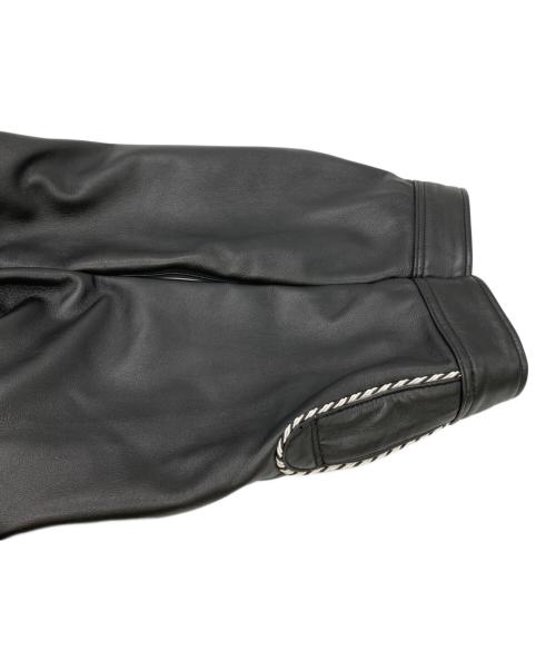 Schott（ショット）Schott (ショット) WESTERN LEATHER JACKET ブラック サイズ:Ｌの古着・服飾アイテム