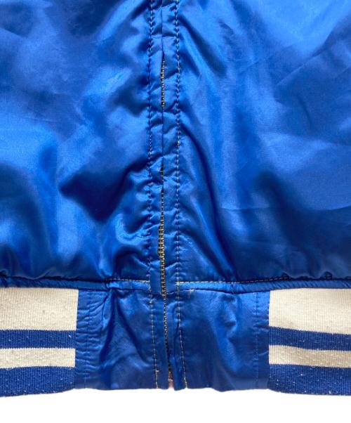 ALPHA（アルファ）ALPHA (アルファ) リバーシブルスカジャン ブルー×カーキ サイズ:MEDIUM C88-96,T165-175の古着・服飾アイテム