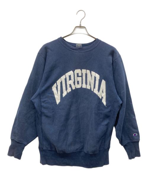 Champion REVERSE WEAVE（チャンピオン リバース ウィーブ）Champion REVERSE WEAVE (チャンピオン リバース ウィーブ) 90s リバースウィーブスウェット VIRGINIA ネイビー サイズ:X-LARGEの古着・服飾アイテム