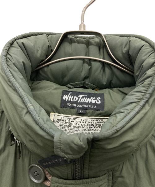 WILD THINGS（ワイルドシングス）WILD THINGS (ワイルドシングス) AVIREX (アヴィレックス) モンスターパーカーb カーキ サイズ:Lの古着・服飾アイテム