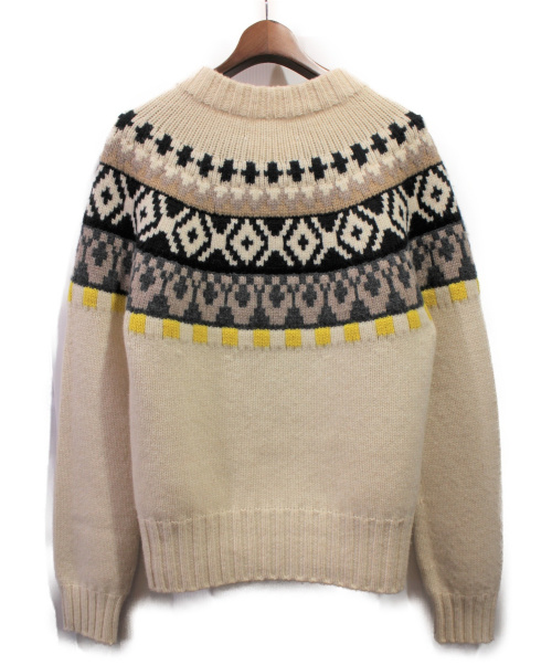 Maison Margiela（メゾンマルジェラ）Maison Margiela (メゾンマルジェラ) 18AW/ノルディックセーター ベージュ サイズ:S 秋物の古着・服飾アイテム