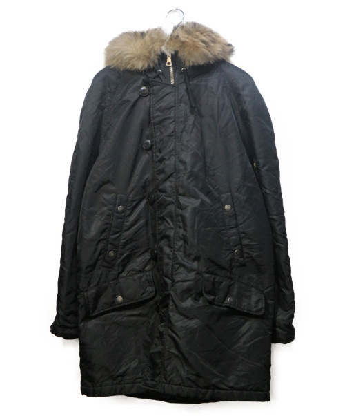 Maison Margiela（メゾンマルジェラ）Maison Margiela (メゾンマルジェラ) モッズコート ブラック サイズ:46の古着・服飾アイテム