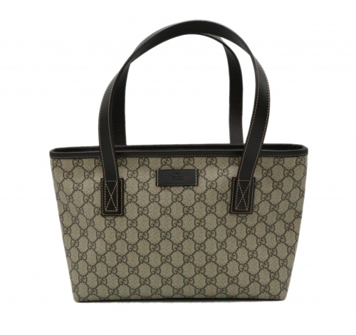 GUCCI（グッチ）GUCCI (グッチ) ハンドバッグ ベージュ GG 211138 493075の古着・服飾アイテム