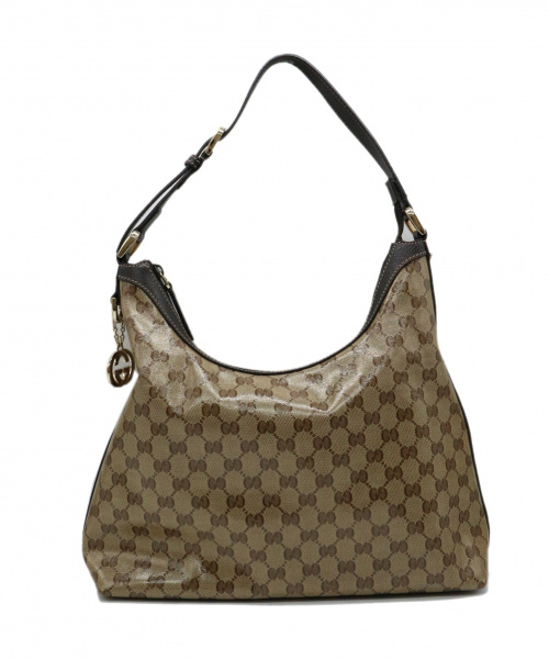 GUCCI（グッチ）GUCCI (グッチ) GGハンドバッグ ブラウン 339553 498879の古着・服飾アイテム