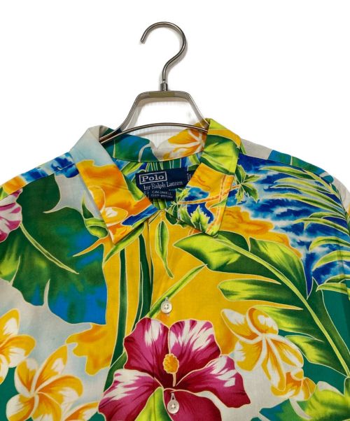 POLO RALPH LAUREN（ポロ・ラルフローレン）POLO RALPH LAUREN (ポロ・ラルフローレン) アロハシャツ グリーン サイズ:Lの古着・服飾アイテム