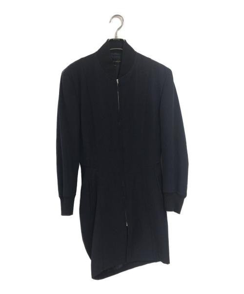COMME des GARCONS（コムデギャルソン）COMME des GARCONS (コムデギャルソン) ロング変形ボンバーコート ネイビー サイズ:Mの古着・服飾アイテム