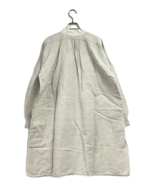 VINTAGE（ヴィンテージ）VINTAGE (ヴィンテージ) フレンチリネンアンティークワンピース アイボリー サイズ:不明の古着・服飾アイテム