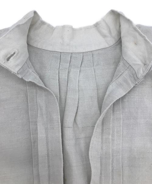 VINTAGE（ヴィンテージ）VINTAGE (ヴィンテージ) フレンチリネンアンティークワンピース アイボリー サイズ:不明の古着・服飾アイテム