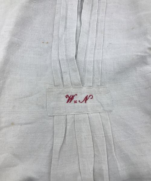 VINTAGE（ヴィンテージ）VINTAGE (ヴィンテージ) フレンチリネンアンティークワンピース アイボリー サイズ:不明の古着・服飾アイテム