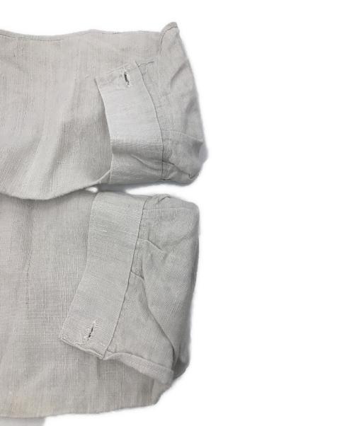 VINTAGE（ヴィンテージ）VINTAGE (ヴィンテージ) フレンチリネンアンティークワンピース アイボリー サイズ:不明の古着・服飾アイテム