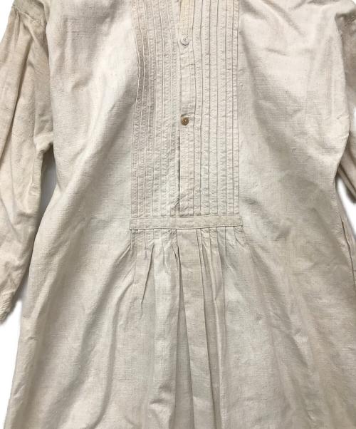 VINTAGE（ヴィンテージ）VINTAGE (ビンテージ) ヴィンテージスモックワンピース アイボリー サイズ:なしの古着・服飾アイテム